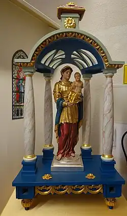 Marienstatue aus der Kirche St.&nbsp;Nepomuk in Parabutsch