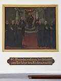 „St. Wendelin wird von den Religiösen zum Vorsteher des Klosters erwählt.“