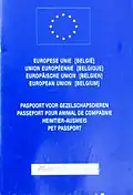 EU-Heimtierausweis Belgien