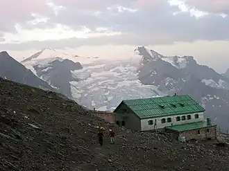 im Hintergrund Johannisberg, Karlingerkees, Hohe Riffl