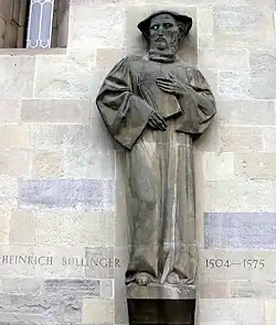 Heinrich Bullinger am Grossmünster Zürich