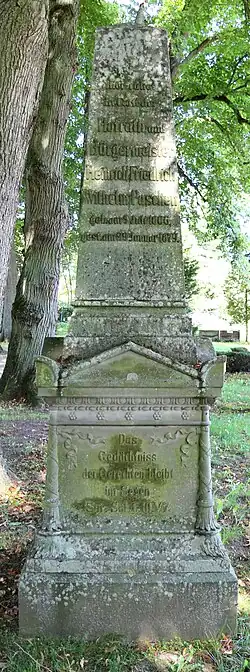 Grabmal Wilhelm Paschen