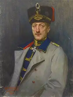 Porträt des Generals Paul Freiherr von Schoenaich, 1909