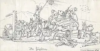 Illustration für das Schweizerische Charivari N° 1