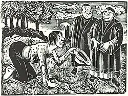 Tyll mit zwei als Prediger verkleideten Mordbuben (1930)