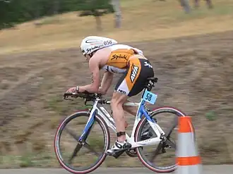Hektor Llanos im Wildflower Triathlon, 2009