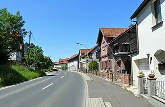 Dolmarstraße (B19) in Helba