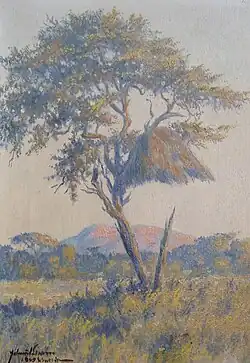 Landschaft in Namibia (1945, Ölgemälde)
