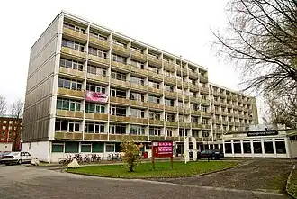 Helsingkrona nations studentbostadshus, Lund (1958).