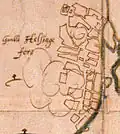 Landkarte von 1645 (Detail)