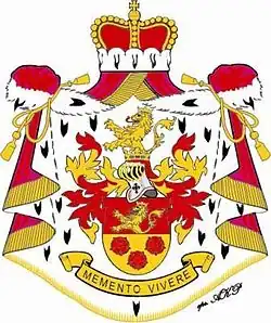 Wappen der preußischen Fürsten Henckel von Donnersmarck 1901