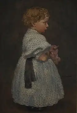 De dochter van Henri Matisse von Henri Evenepoel