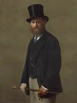 Henri Fantin-Latour: Portrait d’Edouard Manet, 1867