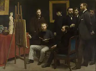 Henri Fantin-Latour: Un atelier aux Batignolles, 1870