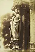 Figuren am Nordportal, Kathedrale von Chartres, 1852, von Henri Le Secq