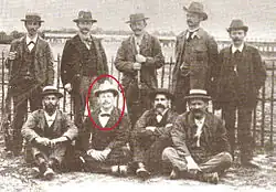 Henrik Sillem (1900, rot markiert)