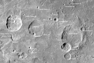 Henry Frères und Umgebung (LROC-WAC)