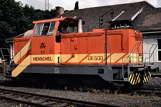 Henschel DE 500 C in Bochum-Dahlhausen