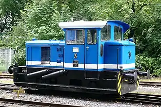 Henschel DHG 240 B als Lok 6 der Sasol im Werk Herne