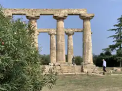 Historischer griechischer Hera-Tempel (Tavole Palatine) bei Metaponto (7 km entfernt)