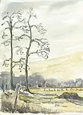 Herbstlandschaft bei Verden (1985)