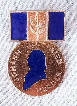 Johann-Gottfried-Herder-Medaille in Bronze
