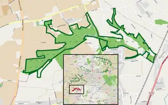 Übersichtskarte des Naturschutzgebiets