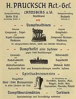 Hermann Pauksch auf der Weltausstellung Paris 1900