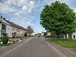 Die Friedrichstraße im alten Kern der Kolonie