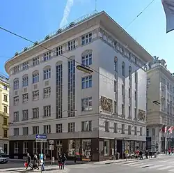 Gebäude der ehem. Zivnostenská banka Prag