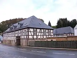 Herrenhof Erla im sächsischen Schwarzenberg, Ortsteil Erla (Erzgebirge)