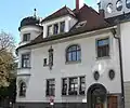 1908 von Karl Stöhr erbaute Villa im abgewandelten deutschen Renaissancestil in der Herzogstraße 19
