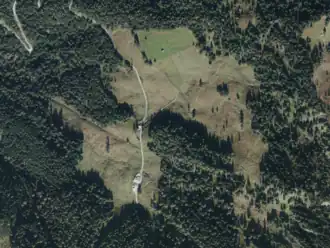 Heumoosalm aus der Vogelperspektive