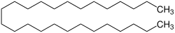 Strukturformel von Hexacosan