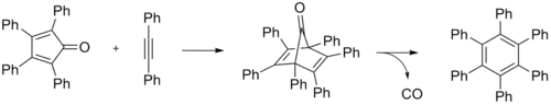 Hexaphenylbenzol-Synthese