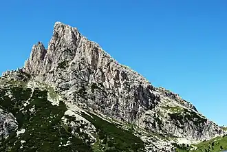 Hexenstein von Osten (vom Falzaregopass)