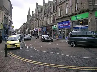 Straßenzug im Stadtzentrum