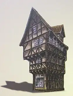 Zeichnung des Vorkriegszustands