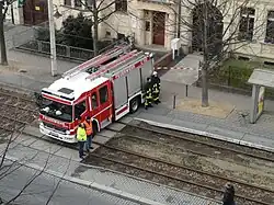 Hilfslöschfahrzeug der Berufsfeuerwehr