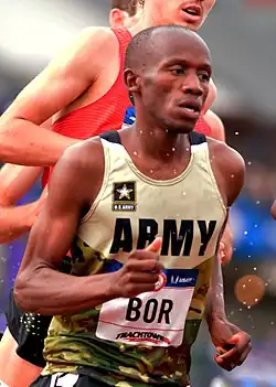 Hillary Bor – ausgeschieden als Fünfter in 8:27,53&nbsp;min