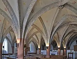 Ritterkapelle (1350) mit Fürstengruft (1735)