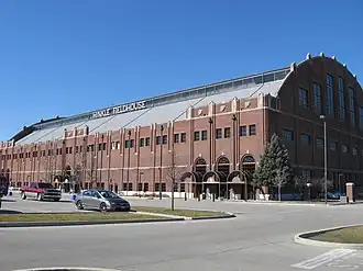 Das Hinkle Fieldhouse im Februar 2012
