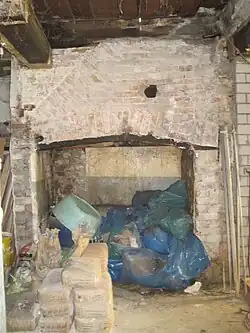 Feuerstelle im Erdgeschoss