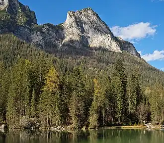 Südseite, Ansicht vom Hintersee