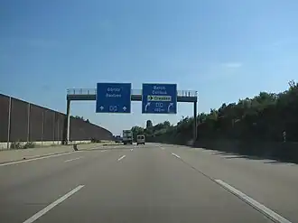 Die A&nbsp;4 am Dreieck Dresden-Nord