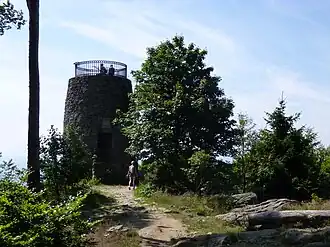 Gipfel Hirschenstein – Aussichtsturm