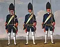 Grenadiers, Infantry Regiments Hirzel, Constant(?) and Stuerler(?), 1748