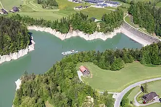 Speicher Bolgenach, Schrägluftbild