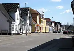 Die Østergade in Hjallerup