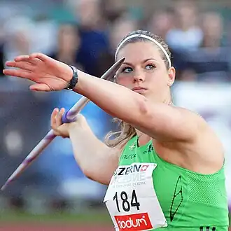 Ásdís Hjálmsdóttir erreichte mit ihren 56,36&nbsp;m nicht das&nbsp;Finale